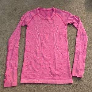 lululemon swiftly tech long sleeve shirt size 4